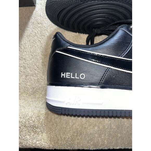 Nike Urbanstar x Air Force 1 \'07 LX Hello Pack Black And White Cz0327-001 Sz 13 main image 5